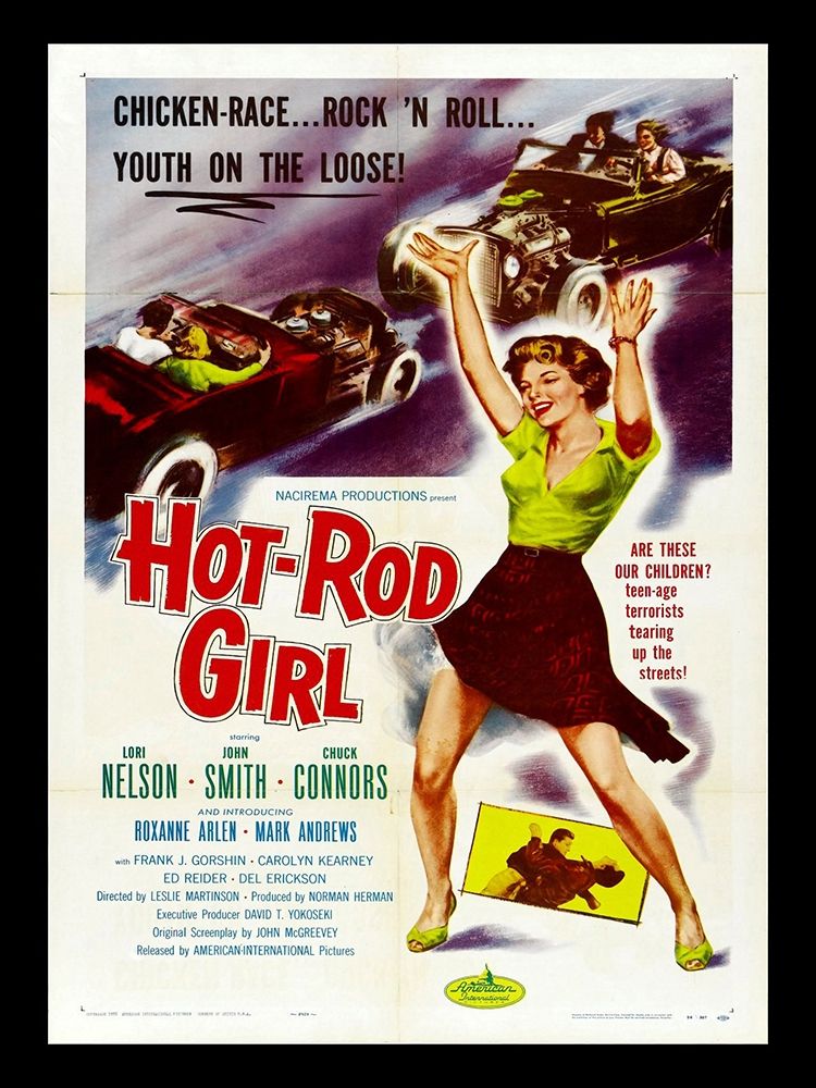 Hot Rod Girl art print by Anonymous for $57.95 CAD