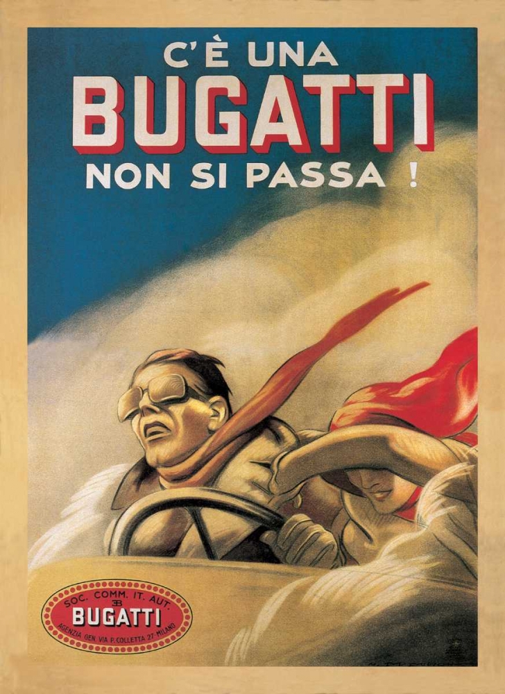 Bugatti-1922 art print by Marcello Dudovich for $57.95 CAD