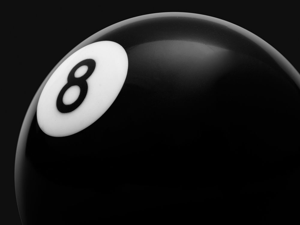 Black 8 art print by Richard Reynolds for $57.95 CAD