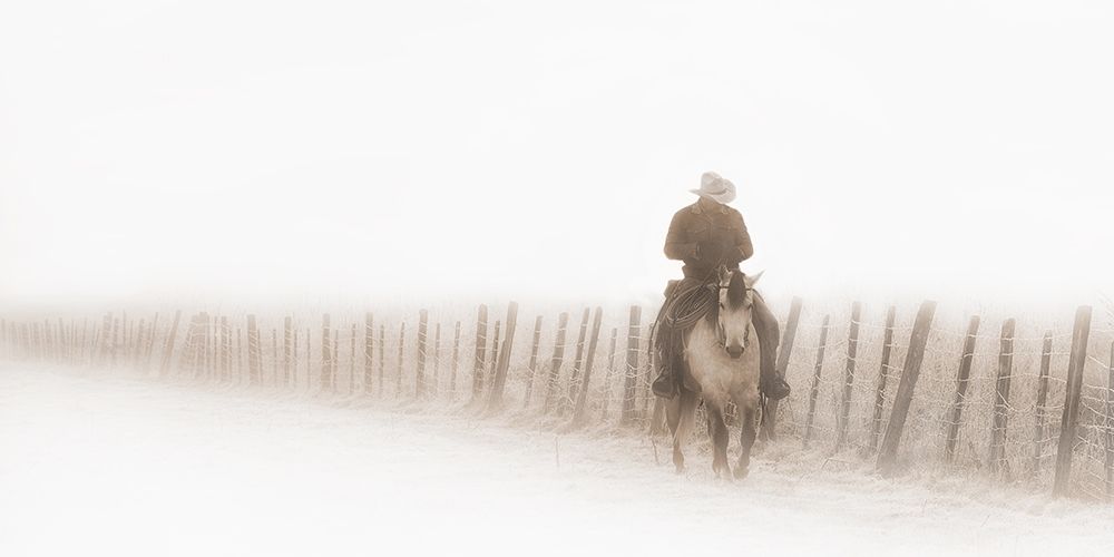 Riding Fence art print by Robert Dawson for $57.95 CAD