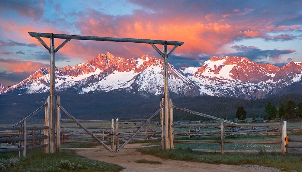 Sawtooth Morning art print by Robert Dawson for $57.95 CAD