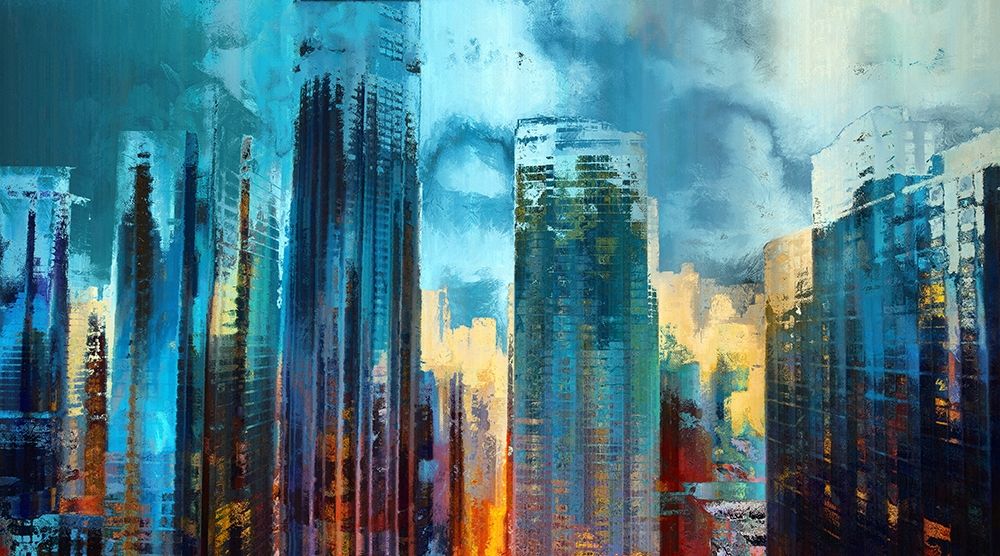 City Heights I art print by Ronald Bolokofsky for $57.95 CAD