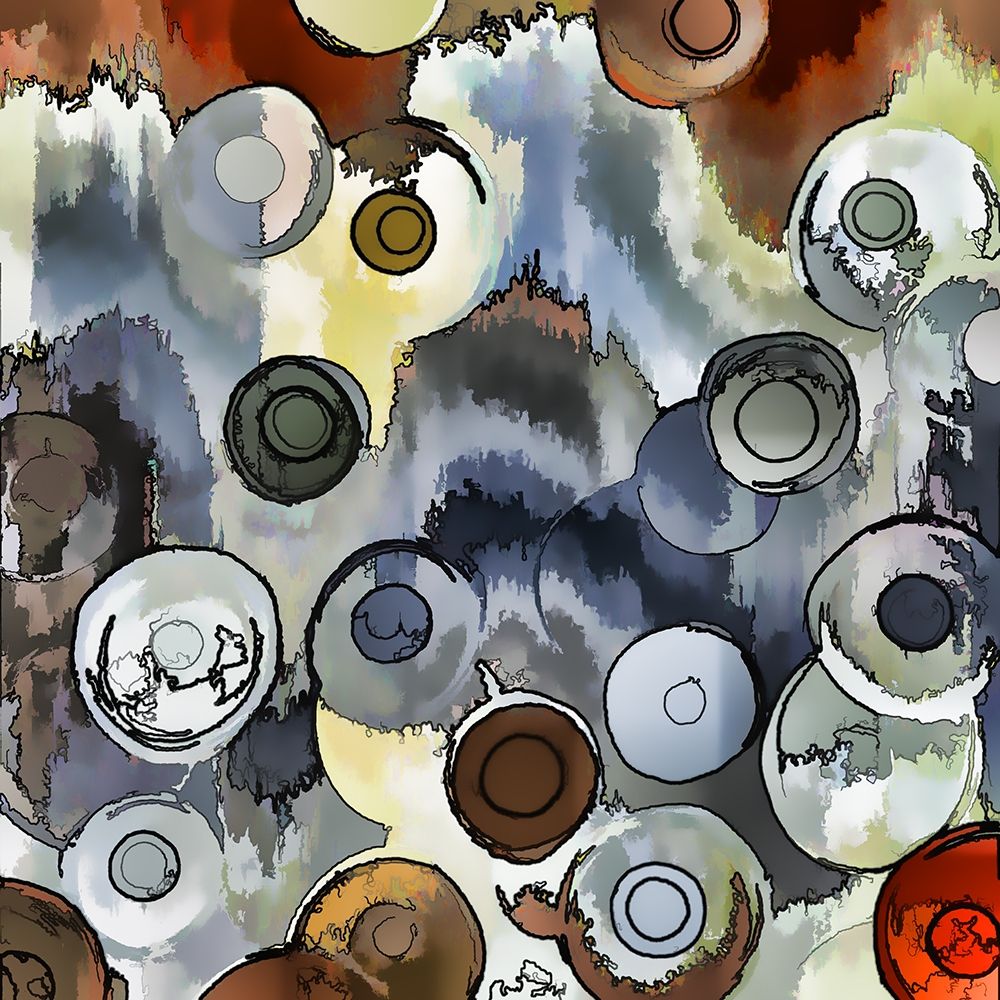 Bouncing Balls II art print by Ronald Bolokofsky for $57.95 CAD