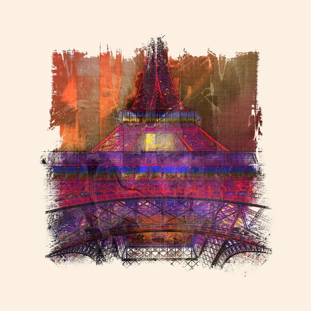 Eiffel Madness I art print by Ronald Bolokofsky for $57.95 CAD
