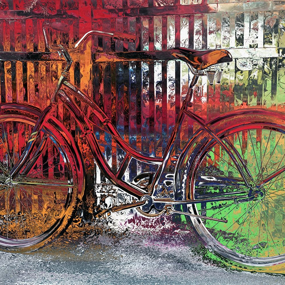 Red Bike art print by Ronald Bolokofsky for $57.95 CAD