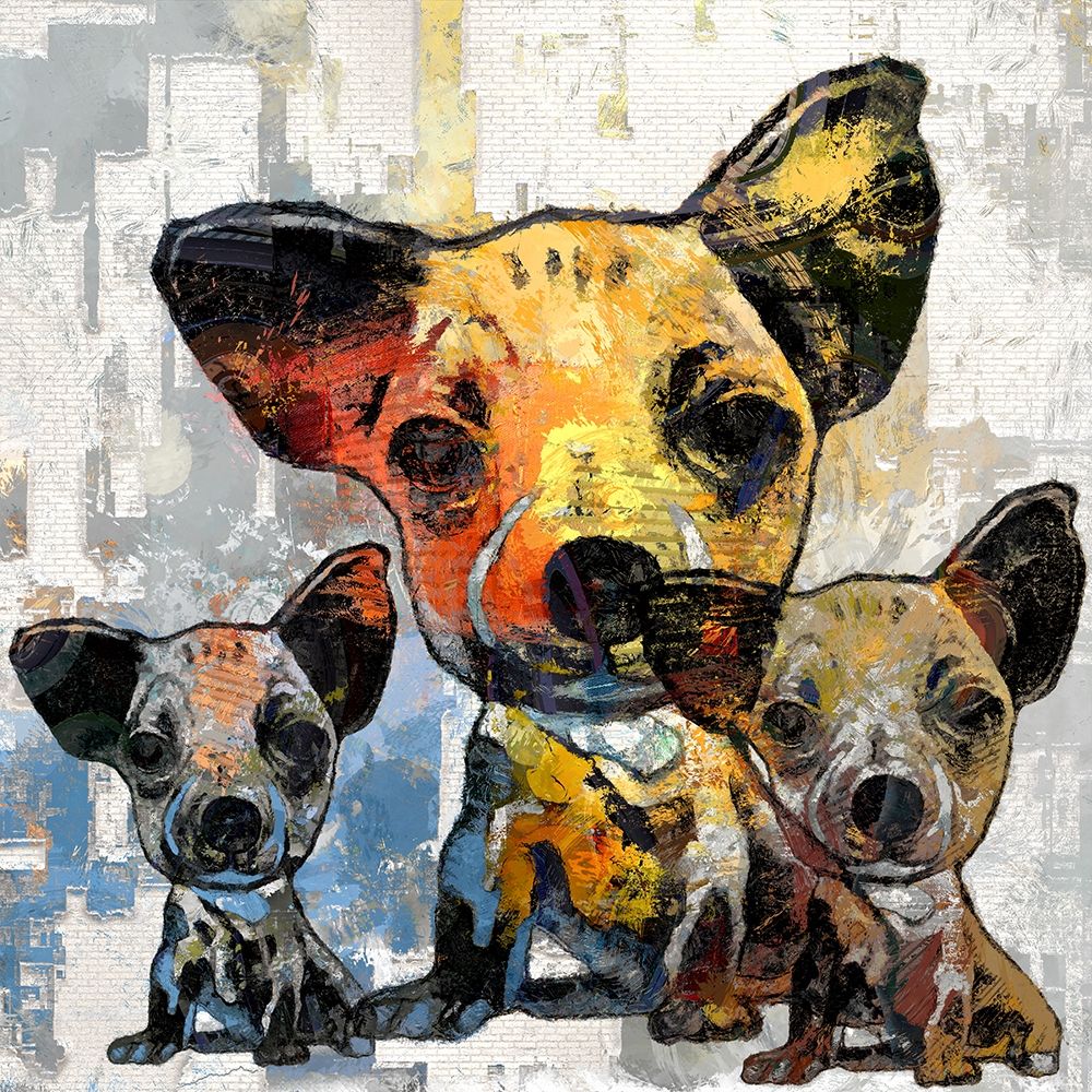 Chi Chi Family Portrait art print by Ronald Bolokofsky for $57.95 CAD