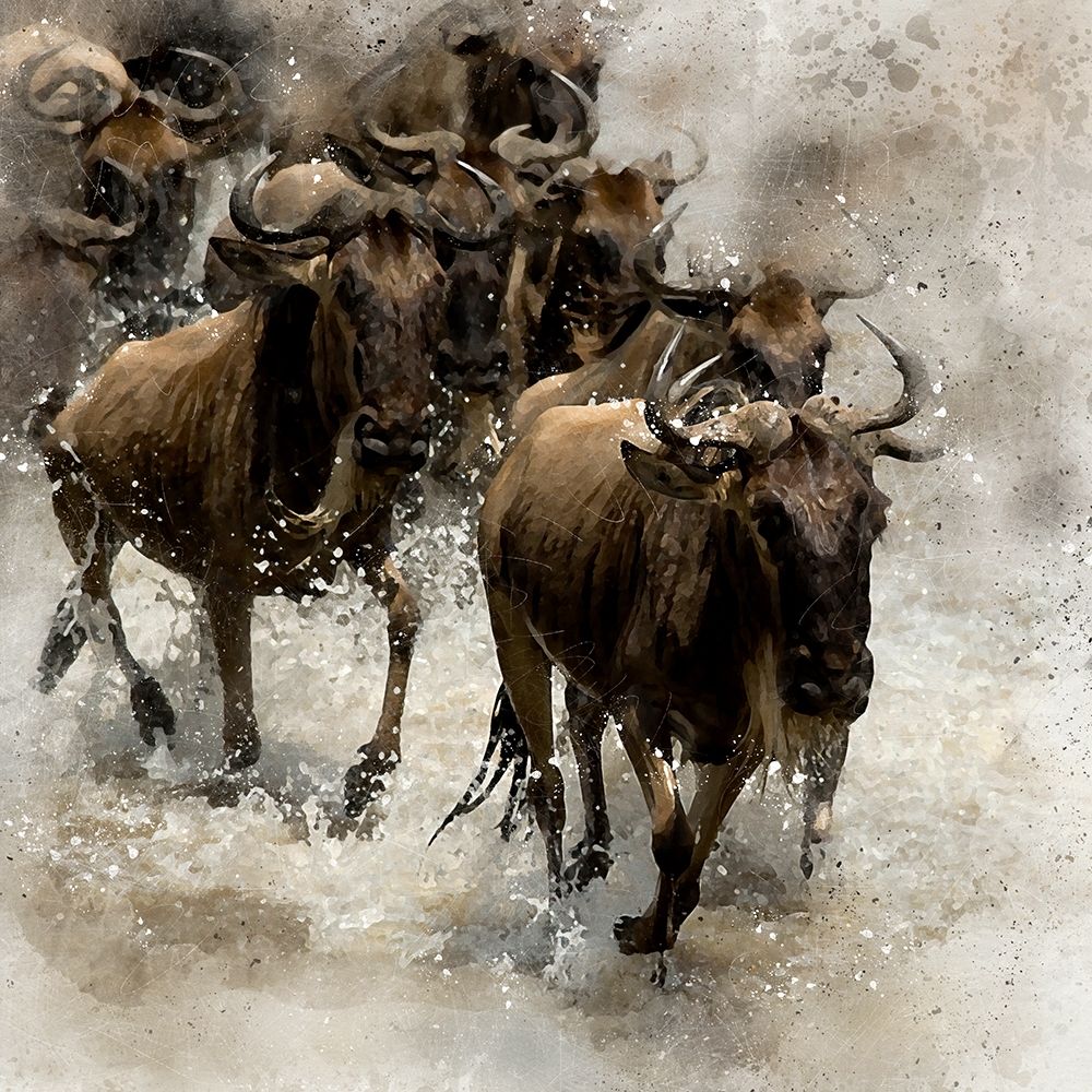 Crossing the River art print by Ronald Bolokofsky for $57.95 CAD