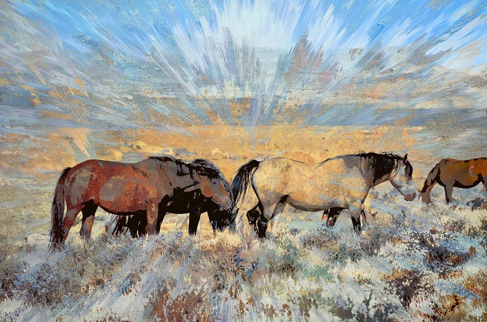 Grazing On the Grass art print by Ronald Bolokofsky for $57.95 CAD