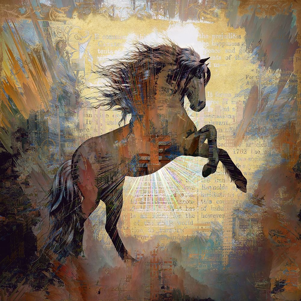 Horse Tales I art print by Ronald Bolokofsky for $57.95 CAD