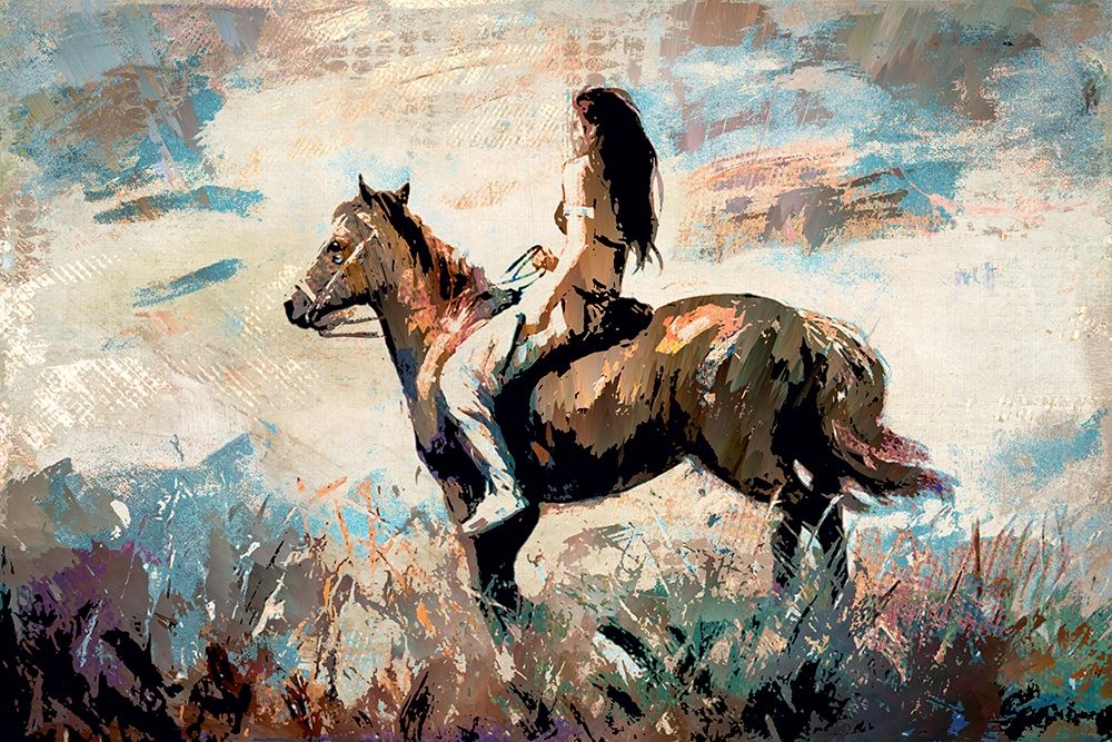 Morning Rider art print by Ronald Bolokofsky for $57.95 CAD