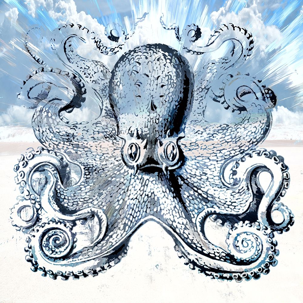 Octopus II art print by Ronald Bolokofsky for $57.95 CAD