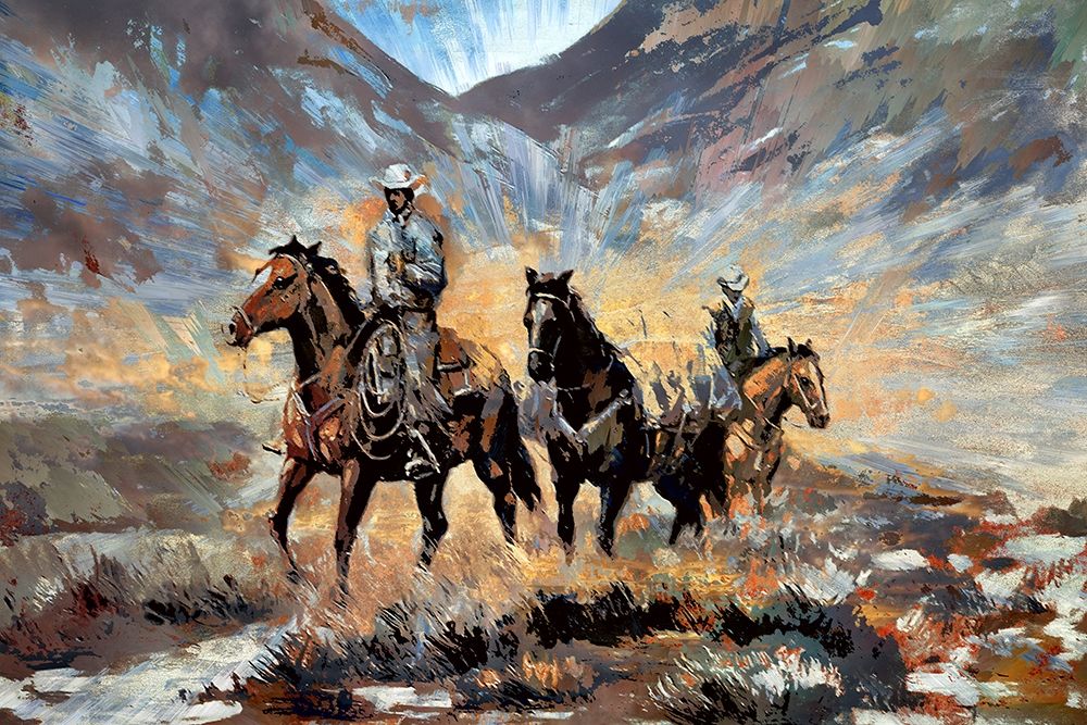 Prospecting art print by Ronald Bolokofsky for $57.95 CAD
