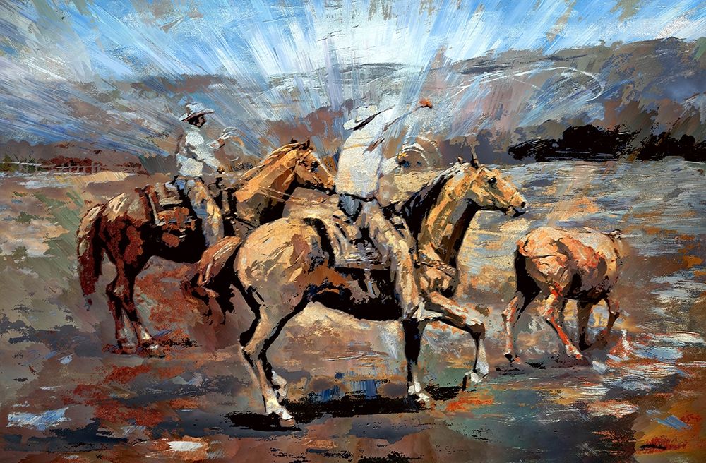 Rope the Stray I art print by Ronald Bolokofsky for $57.95 CAD