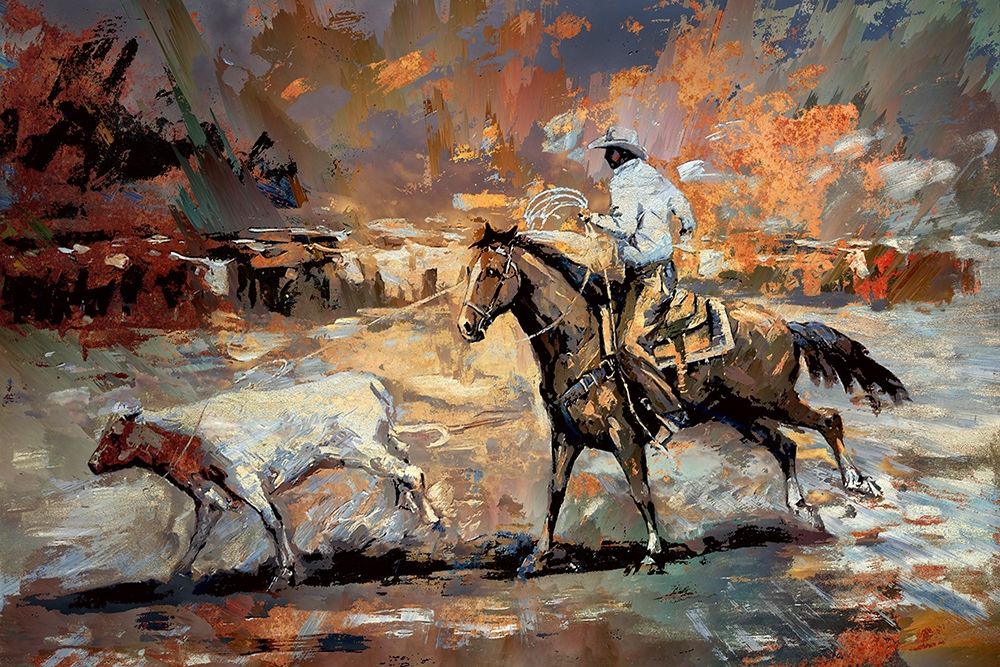 Rope the Stray II art print by Ronald Bolokofsky for $57.95 CAD