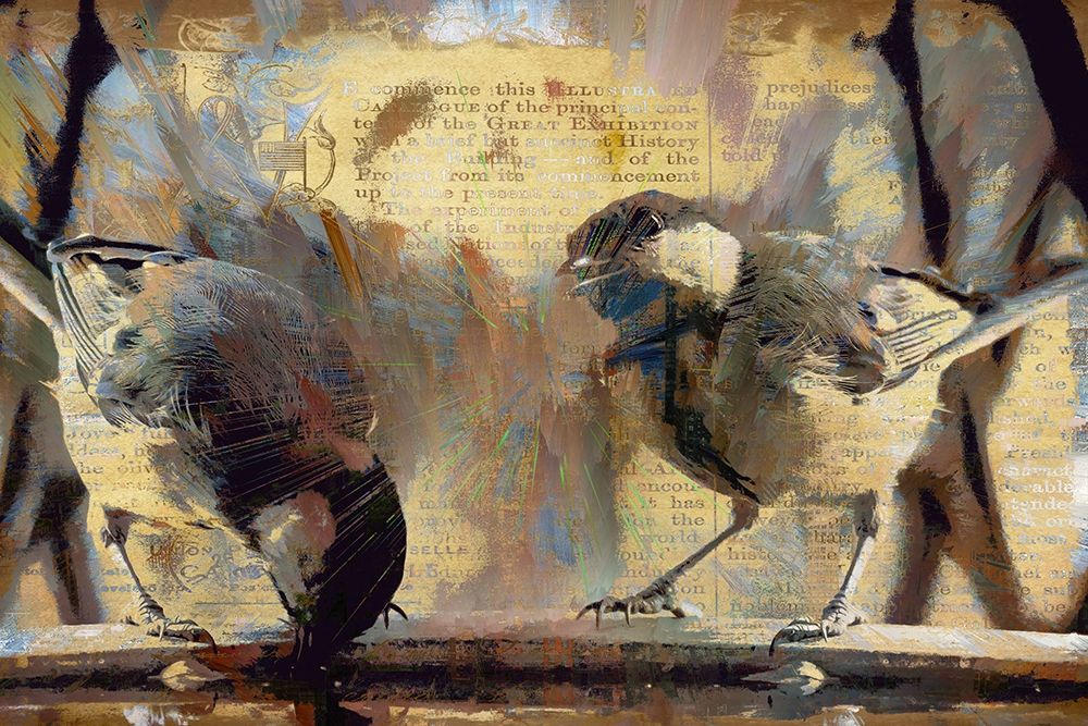 Sharing a Drink I art print by Ronald Bolokofsky for $57.95 CAD