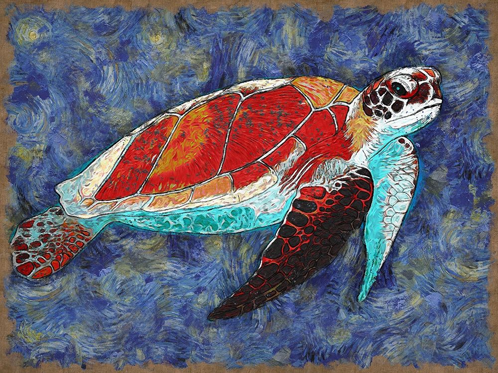 Turtle art print by Ronald Bolokofsky for $57.95 CAD