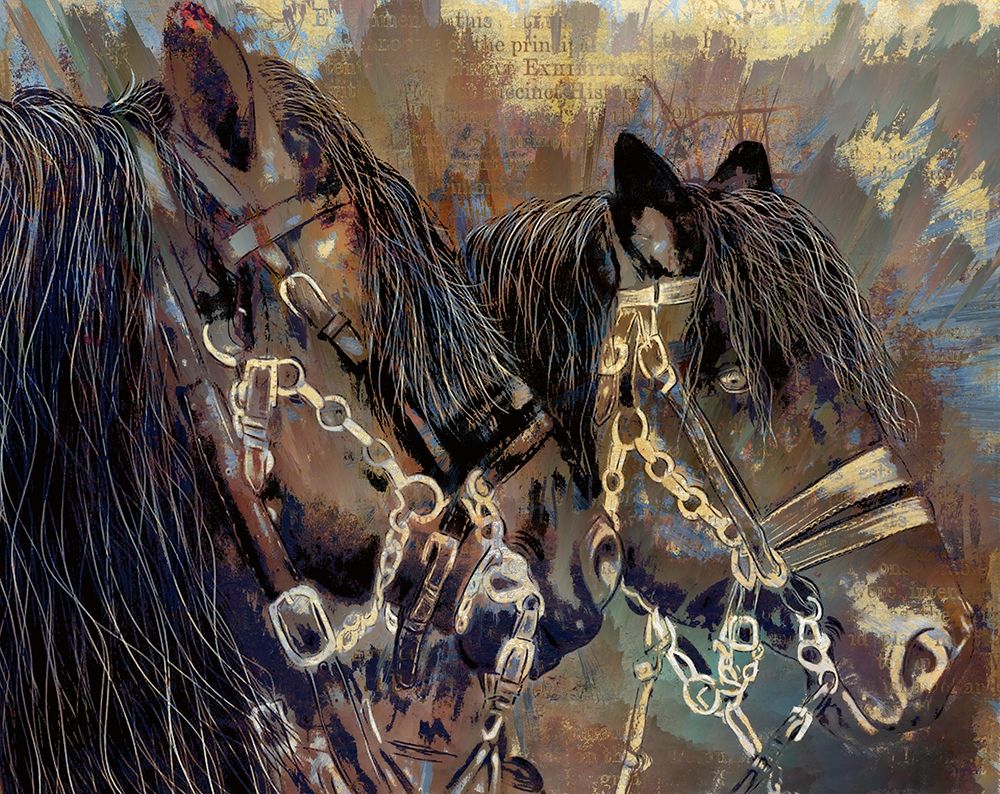 Two Horses art print by Ronald Bolokofsky for $57.95 CAD
