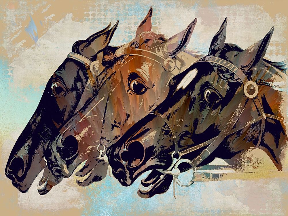 Win Place Show art print by Ronald Bolokofsky for $57.95 CAD