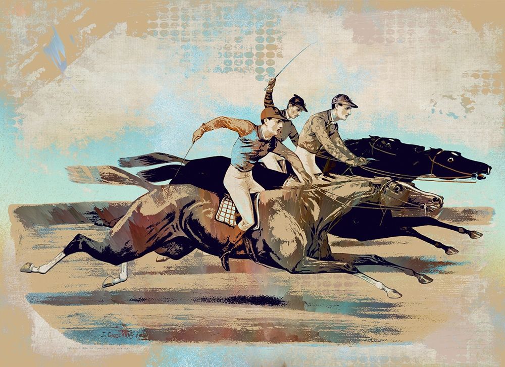 Winner By A Nose art print by Ronald Bolokofsky for $57.95 CAD