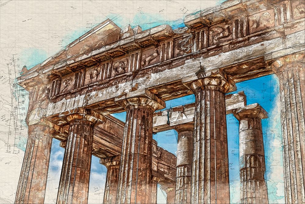 Acropolis I art print by Ronald Bolokofsky for $57.95 CAD
