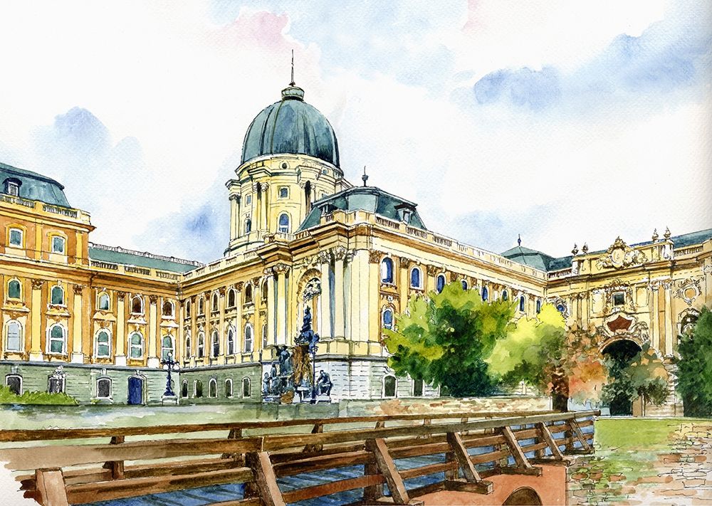 Budapest Castle I art print by Ronald Bolokofsky for $57.95 CAD