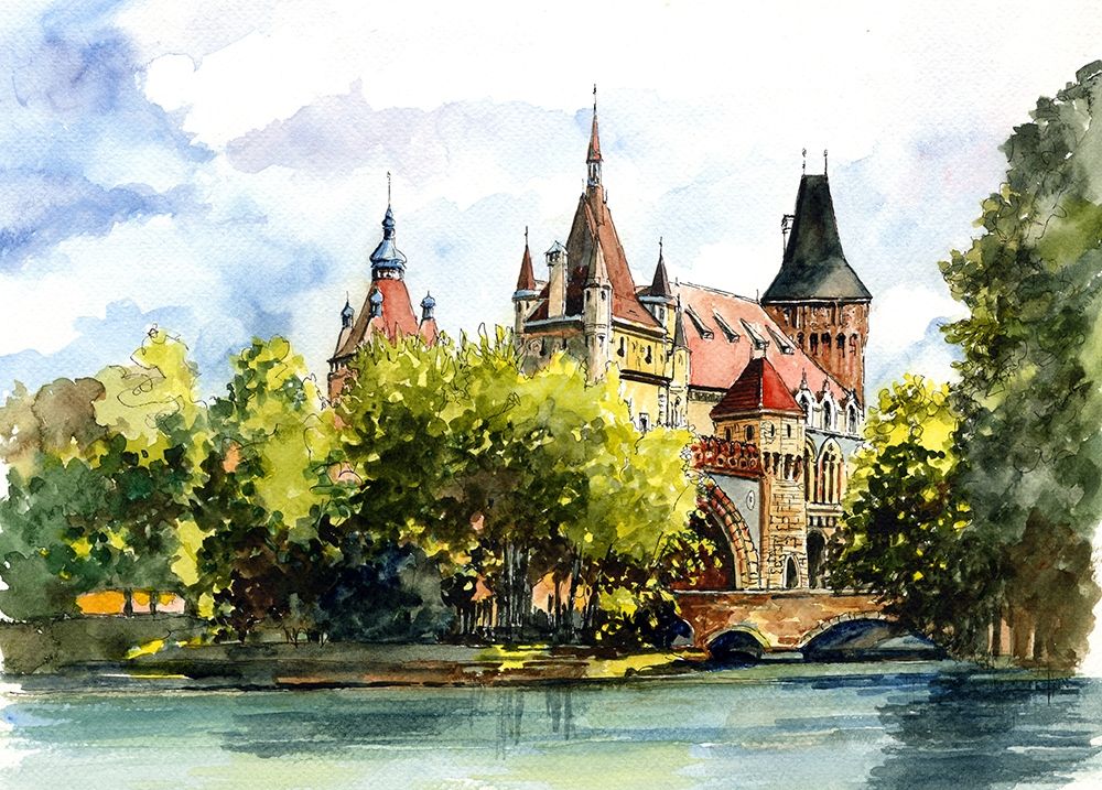Budapest Castle II art print by Ronald Bolokofsky for $57.95 CAD