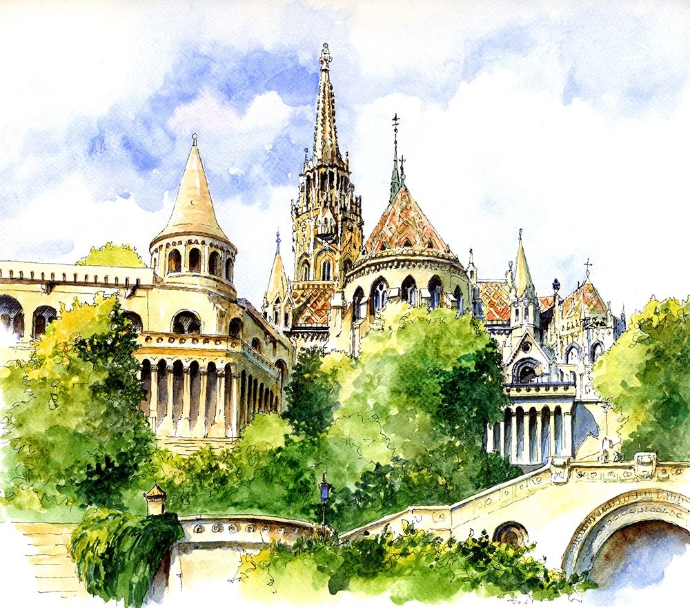 Budapest Chapel II art print by Ronald Bolokofsky for $57.95 CAD