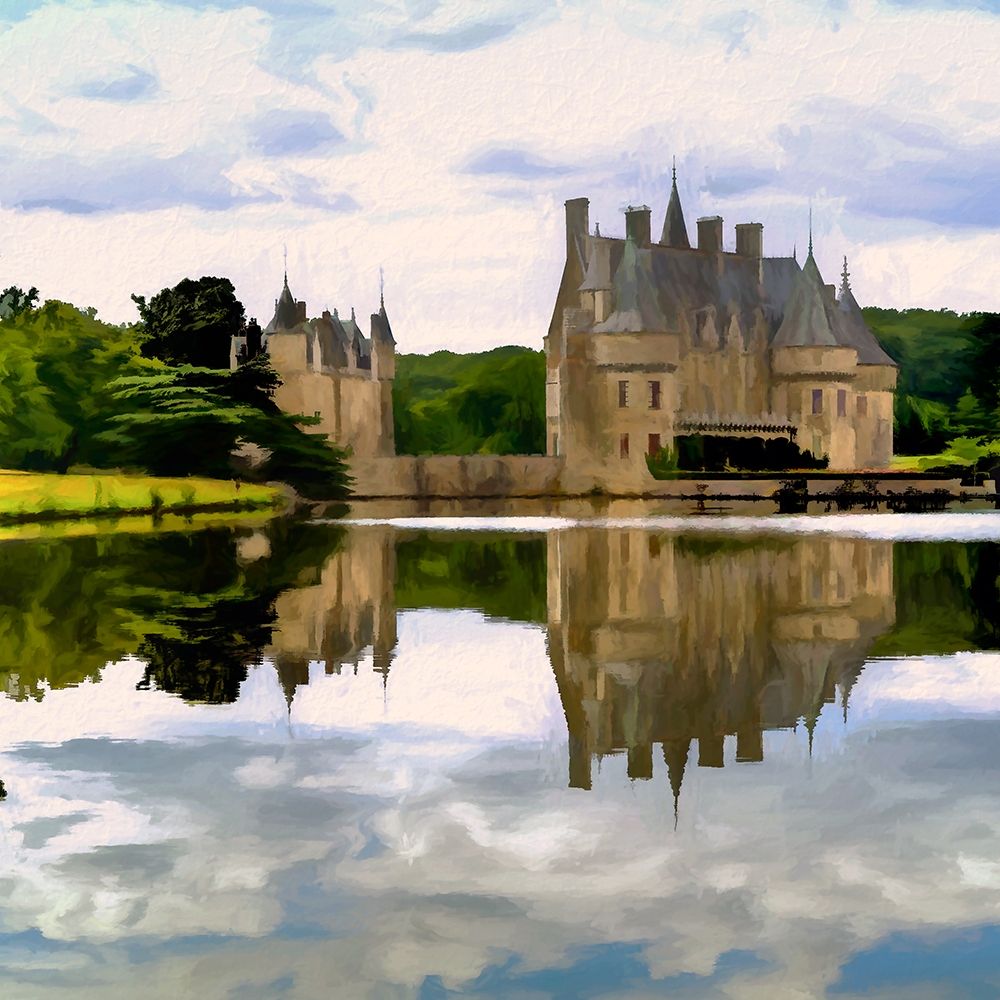 Chateau de la Bretesche art print by Ronald Bolokofsky for $57.95 CAD