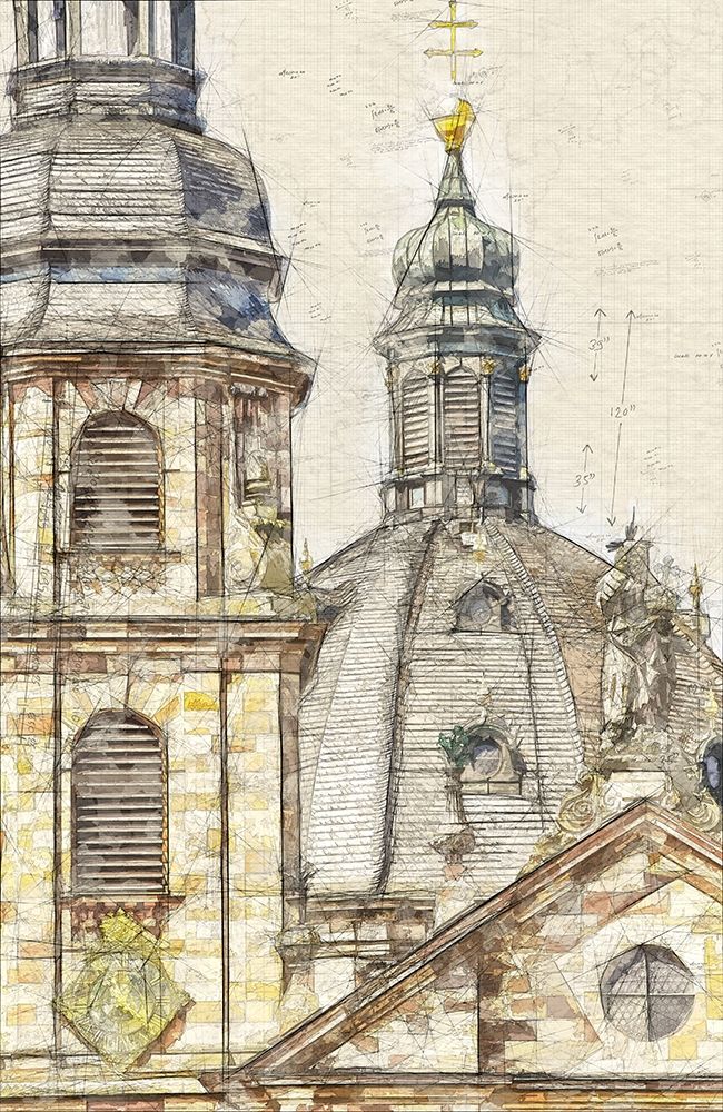 Church Tower art print by Ronald Bolokofsky for $57.95 CAD