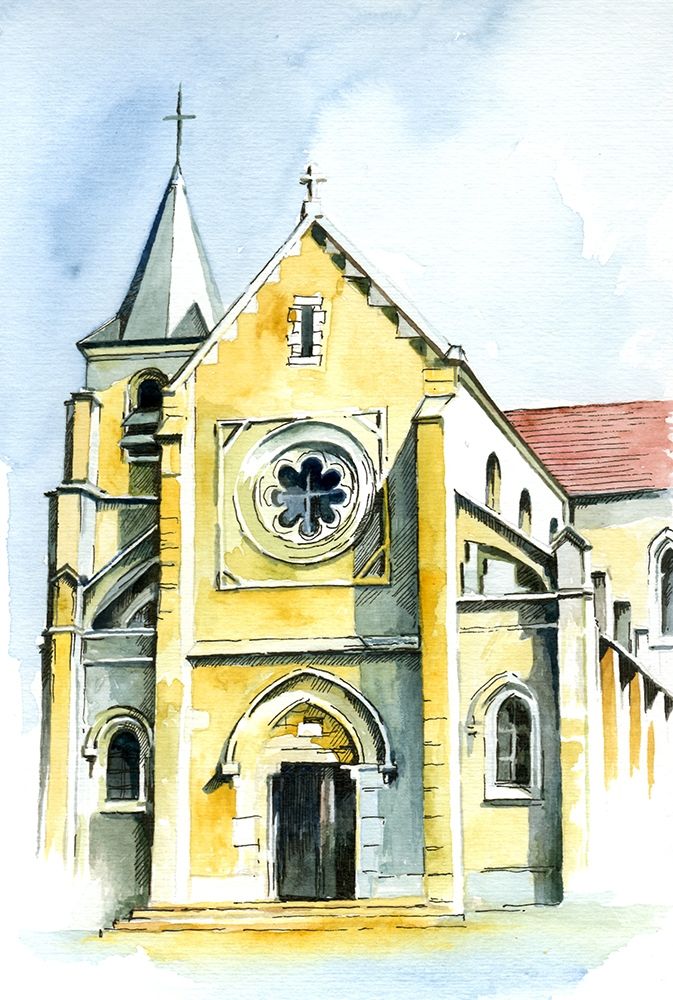 French Chapel art print by Ronald Bolokofsky for $57.95 CAD