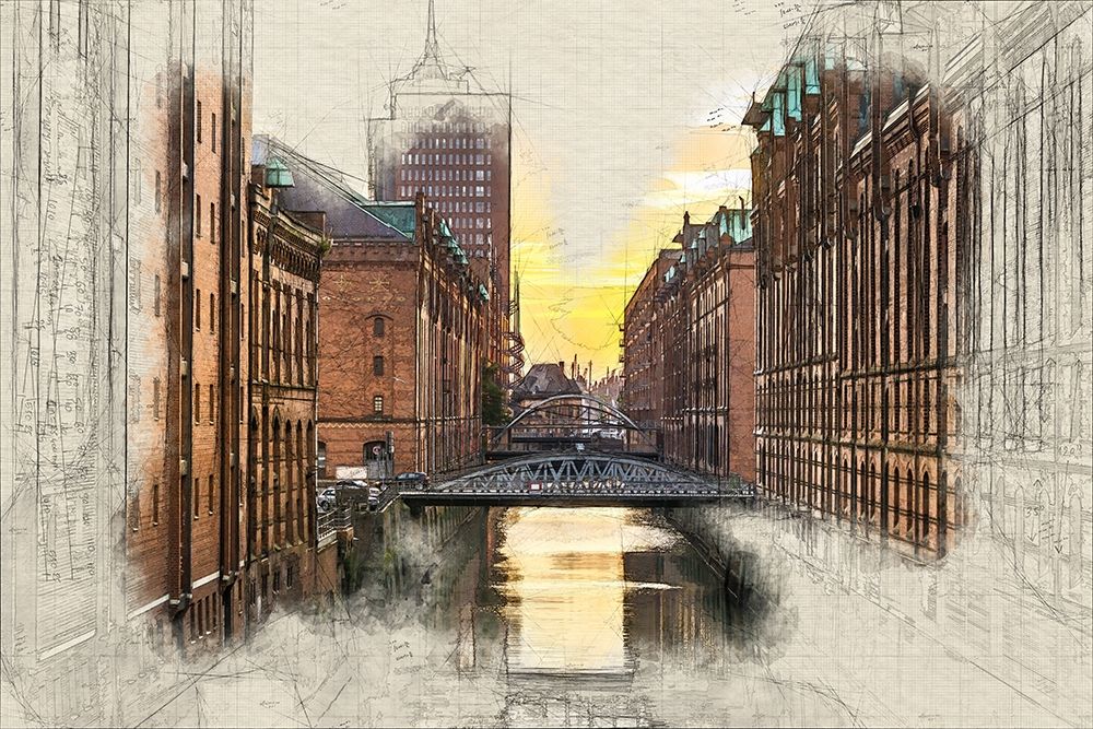 Hamburg II art print by Ronald Bolokofsky for $57.95 CAD
