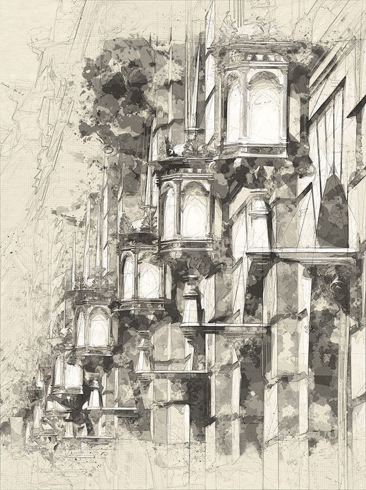 Las Ramblas Barcelona art print by Ronald Bolokofsky for $57.95 CAD