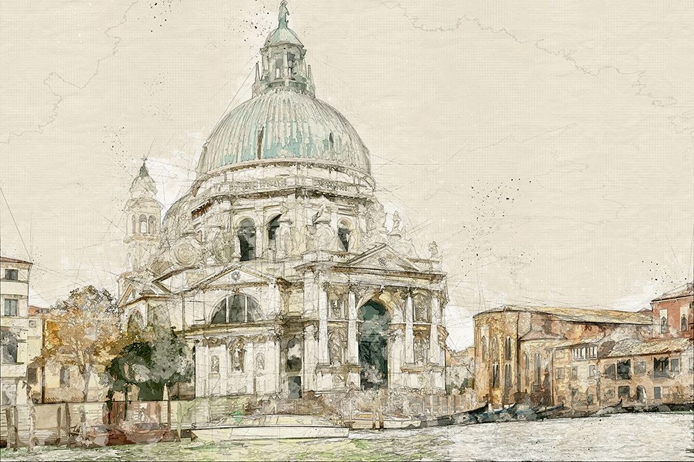 Venetian Architecture art print by Ronald Bolokofsky for $57.95 CAD