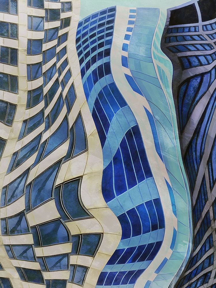 City Scrapers II art print by Ronald Bolokofsky for $57.95 CAD