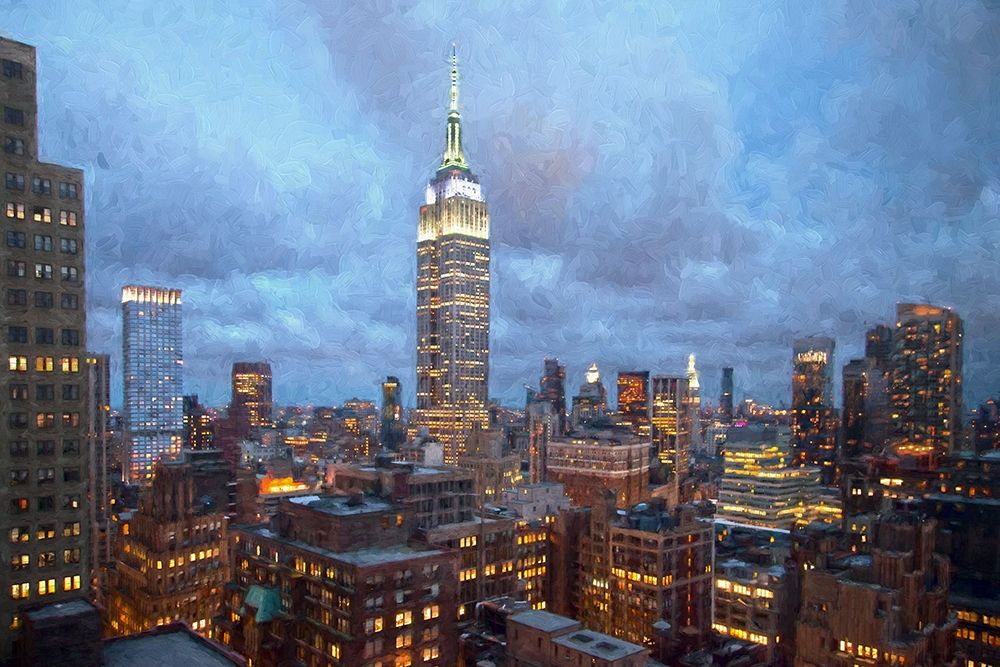 Empire Skyline art print by Ronald Bolokofsky for $57.95 CAD