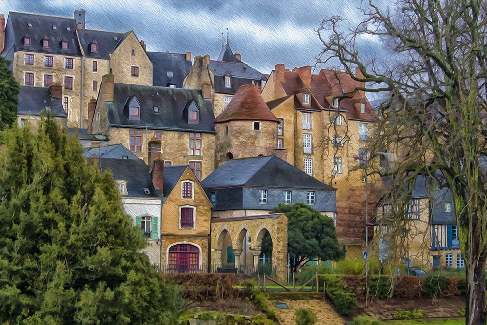 French Village I art print by Ronald Bolokofsky for $57.95 CAD