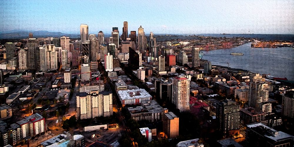 From the Seattle Needle art print by Ronald Bolokofsky for $57.95 CAD