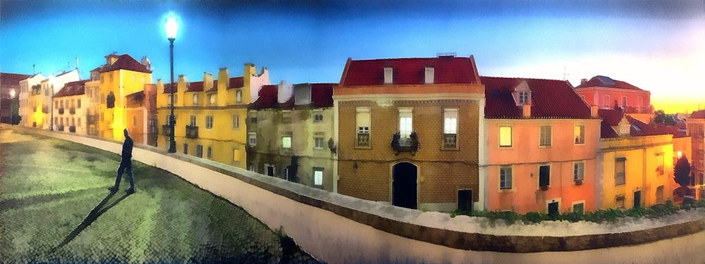 Lisbon Night art print by Ronald Bolokofsky for $57.95 CAD