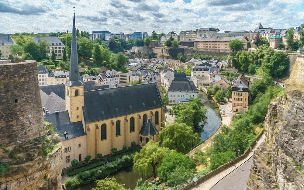 Luxembourg View art print by Ronald Bolokofsky for $57.95 CAD