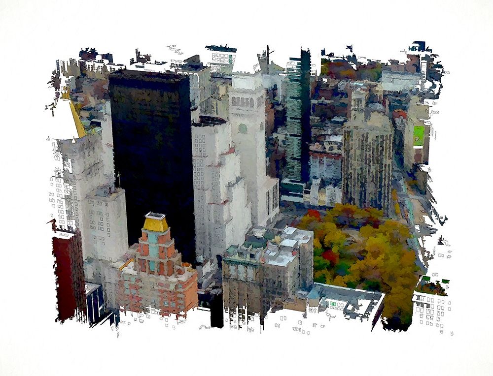 Manhattan art print by Ronald Bolokofsky for $57.95 CAD