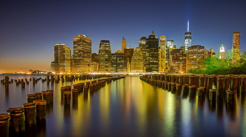 Manhattan Reflections art print by Ronald Bolokofsky for $57.95 CAD