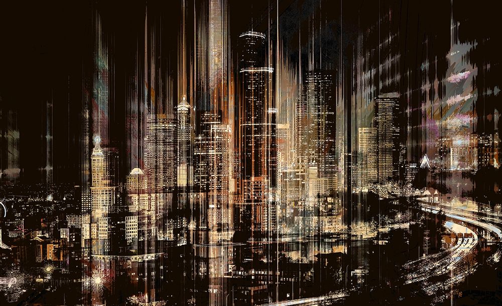 Midnight Skyline art print by Ronald Bolokofsky for $57.95 CAD