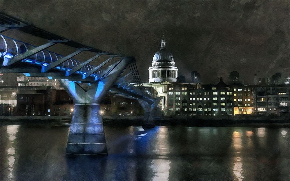 Millenium Bridge art print by Ronald Bolokofsky for $57.95 CAD