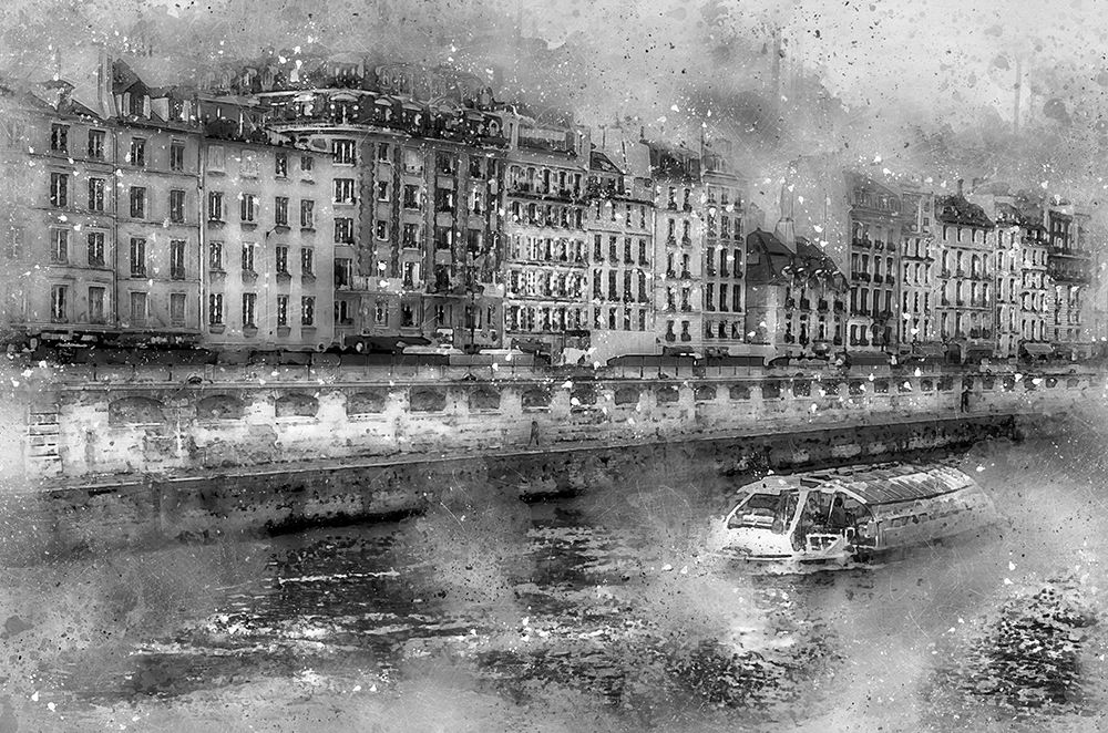 Paris On the Seine art print by Ronald Bolokofsky for $57.95 CAD