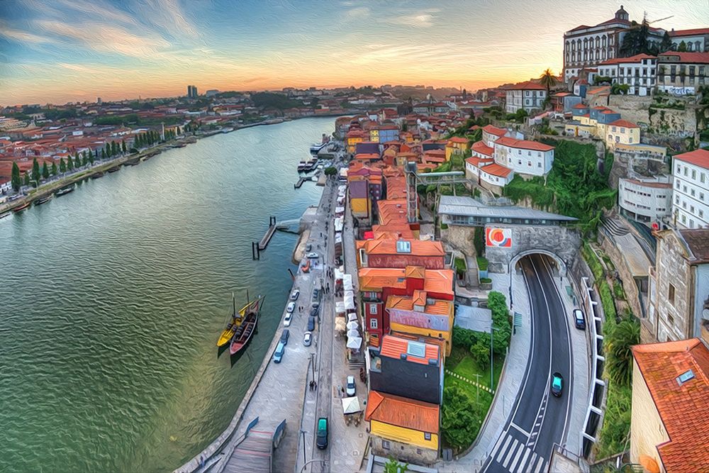 Porto Panorama art print by Ronald Bolokofsky for $57.95 CAD