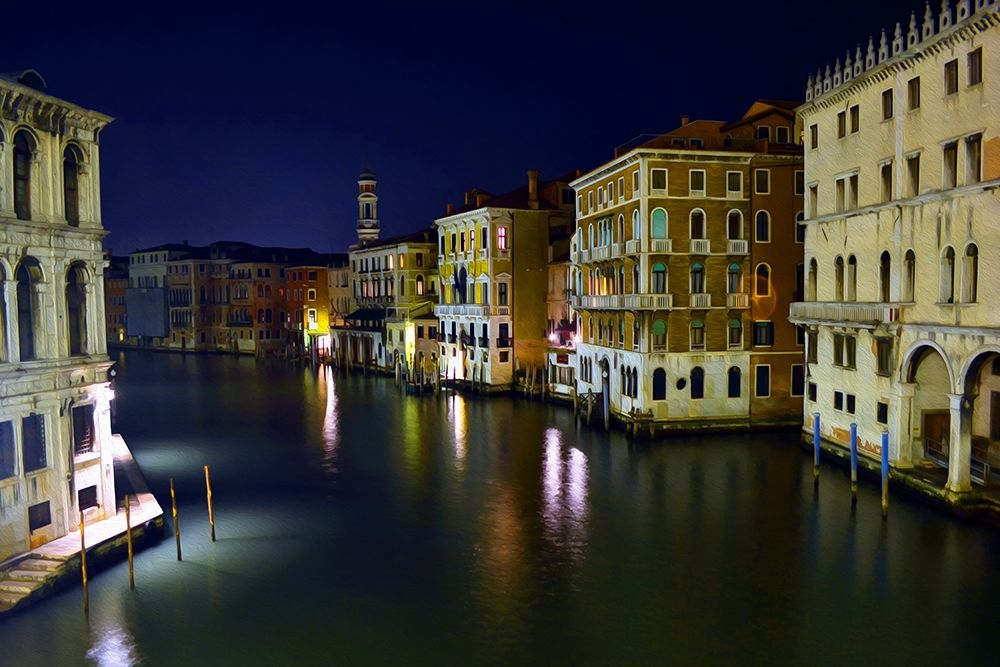 Quiet Night on the Grand Canal art print by Ronald Bolokofsky for $57.95 CAD