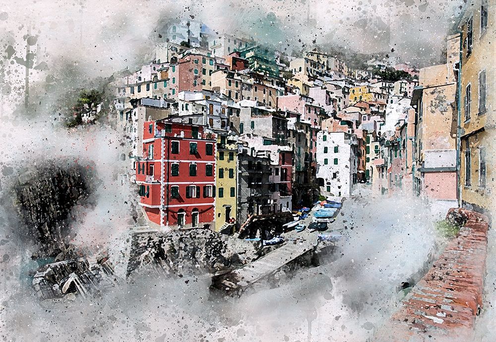 Riomaggiore art print by Ronald Bolokofsky for $57.95 CAD
