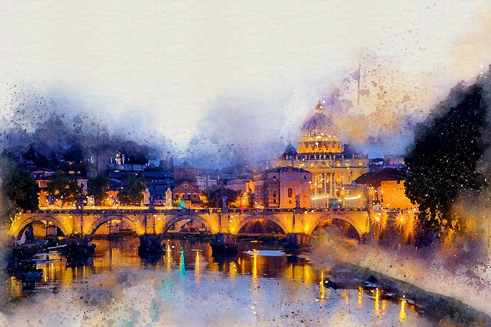 Saint Peters Basilica art print by Ronald Bolokofsky for $57.95 CAD