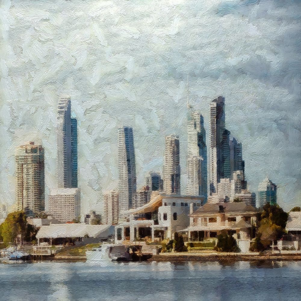 Surfers Paradise Square II art print by Ronald Bolokofsky for $57.95 CAD