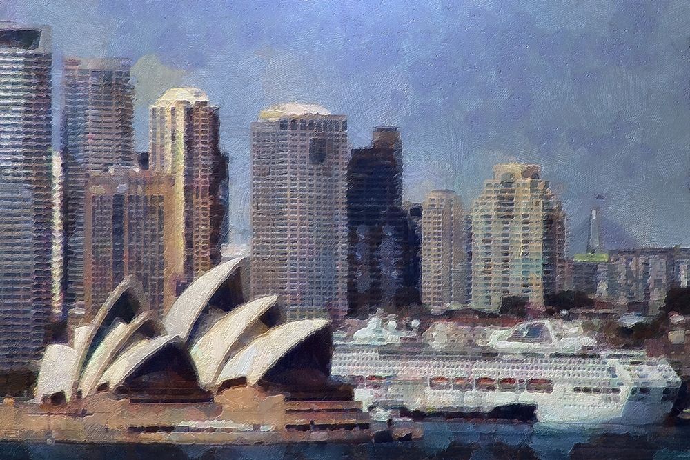 Sydney Harbor art print by Ronald Bolokofsky for $57.95 CAD